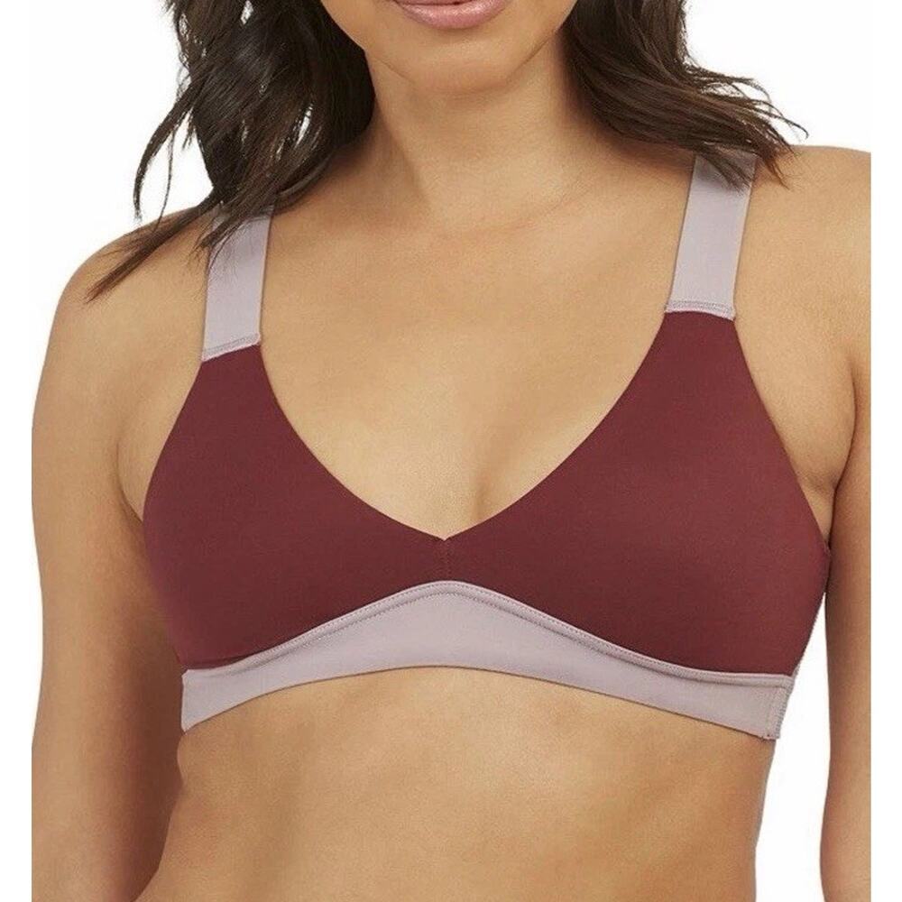 Spanx Bralette Bra Sangria Violet Brallelujah Unlined Sz Small NWT